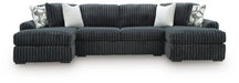 Midnight-Madness Sectional with Chaise - Home And Beyond