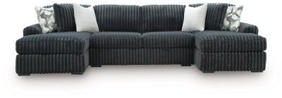 Midnight-Madness Sectional with Chaise - Home And Beyond