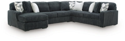 Midnight-Madness Sectional with Chaise - Home And Beyond
