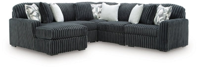 Midnight-Madness Sectional with Chaise - Home And Beyond