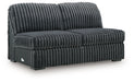 Midnight-Madness Double Chaise 3-Piece Sectional - Home And Beyond