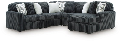 Midnight-Madness Sectional with Chaise - Home And Beyond