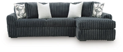 Midnight-Madness Sectional Sofa with Chaise - Home And Beyond