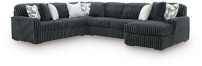 Midnight-Madness Sectional with Chaise - Home And Beyond