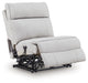 Social Pointe Reclining Sectional with Storage Consoles - Home And Beyond