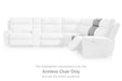 Social Pointe Reclining Sectional with Storage Consoles - Home And Beyond