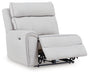 Social Pointe Reclining Sectional with Storage Consoles - Home And Beyond