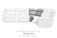 Social Pointe Reclining Sectional with Storage Consoles - Home And Beyond