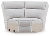 Social Pointe Reclining Sectional with Storage Consoles - Home And Beyond