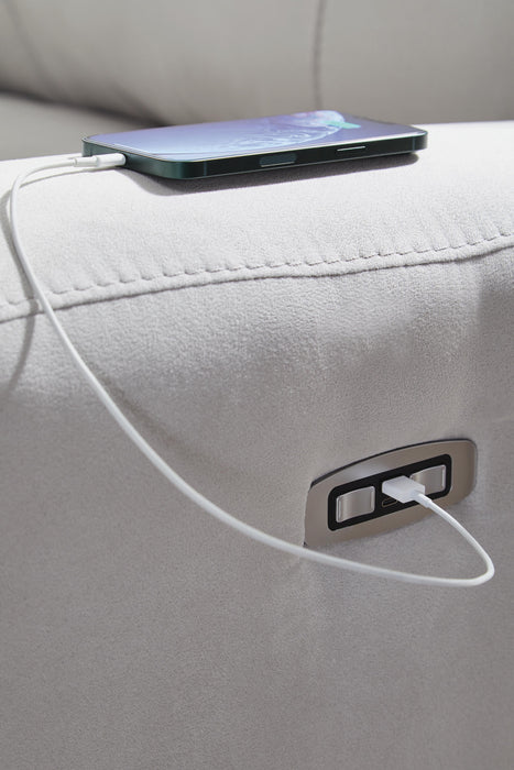 Social Pointe Reclining Loveseat