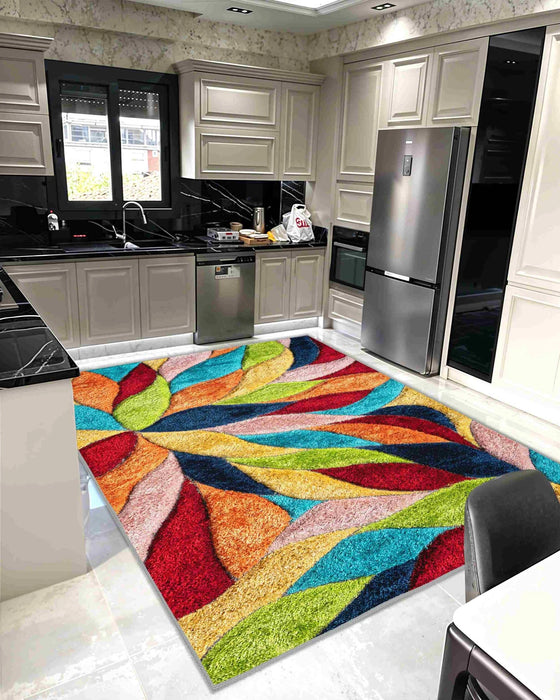 4D Shaggy Rug Design 6994