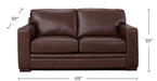 Dillon Leather Sofa Collection - Hydeline USA