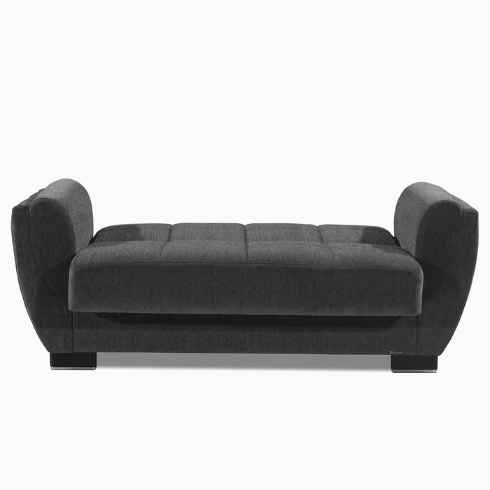 Ottomanson Armada Air Collection Upholstered Convertible Loveseat with Storage