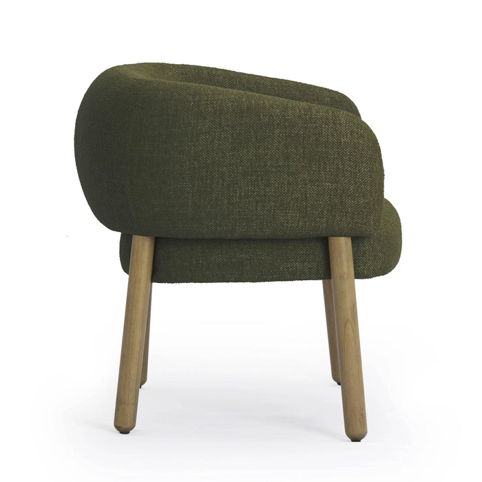 Foxy Textured Performance Fabric Accent Chair