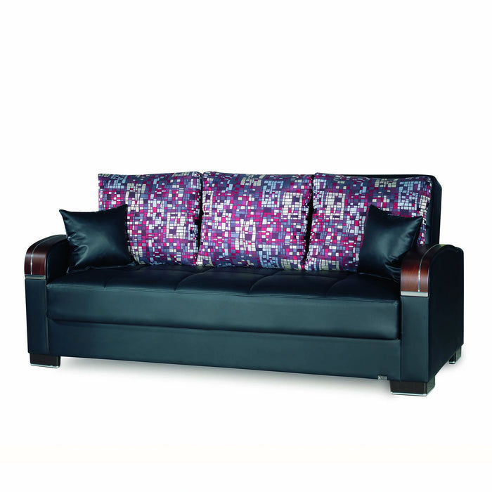 Ottomanson Mobimax Collection Upholstered Convertible Sofabed with Storage