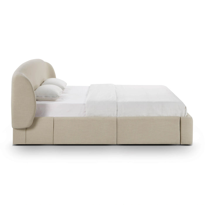 Corey Upcycled Performance Linen Storage Bed