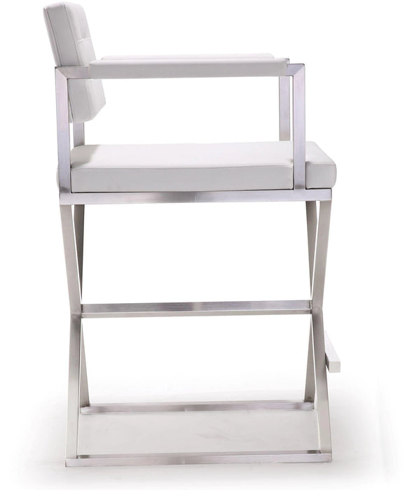 Director Performance Vegan Leather Stool
