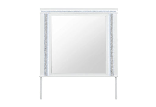 Alina White Mirror with LED