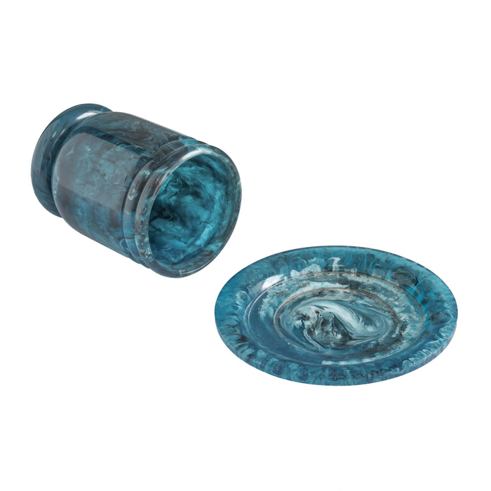 Channeled Swirl Resin Kiddush Cup