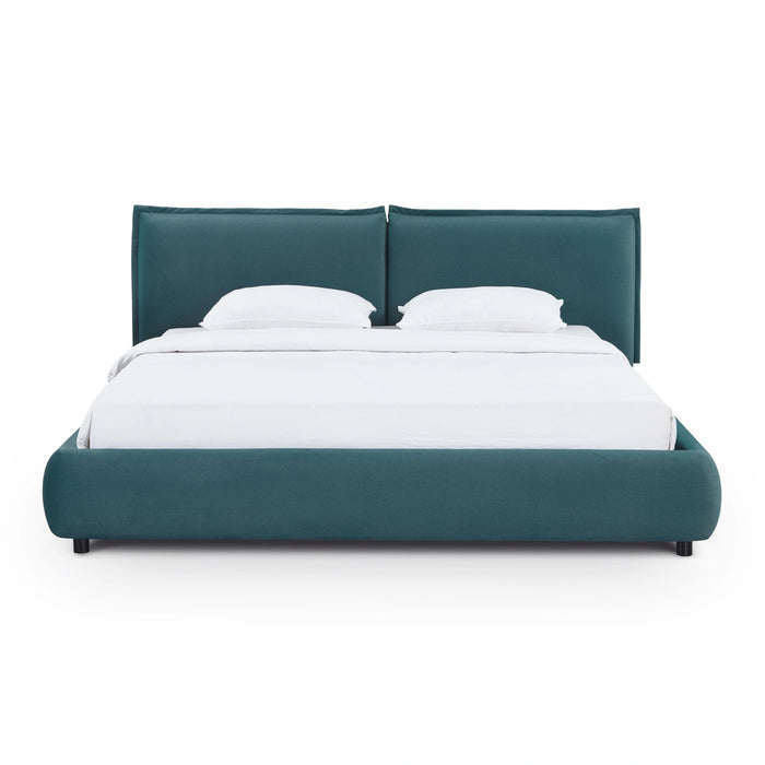 Mel Performance Faux Mohair Velvet Bed