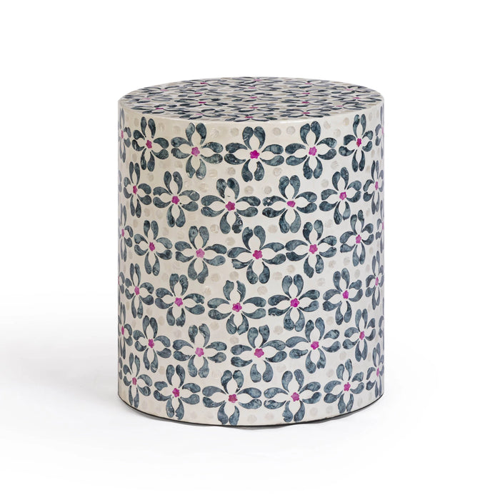 Lorna Capiz Shell Accent Stool