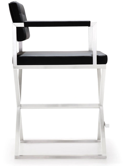 Director Performance Vegan Leather Stool
