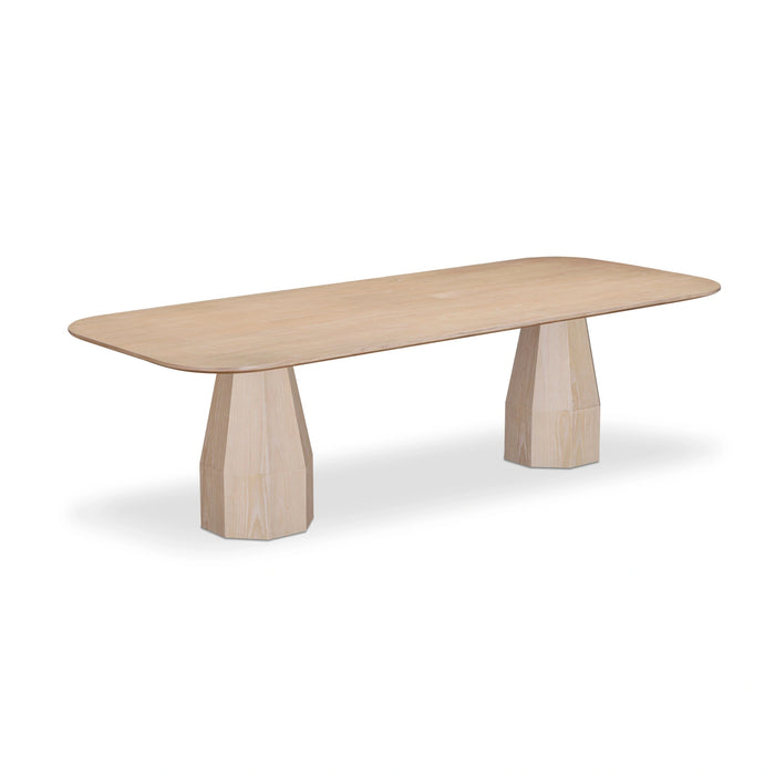 Brocha 106" Ash Wood Rectangular Dining Table