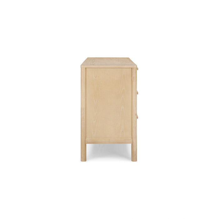 Tyra 62" Ash 6-Drawer Dresser