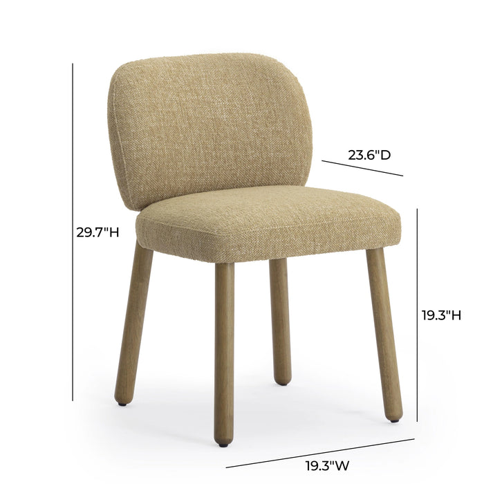Foxy Textured Performance Fabric Dining Chair
