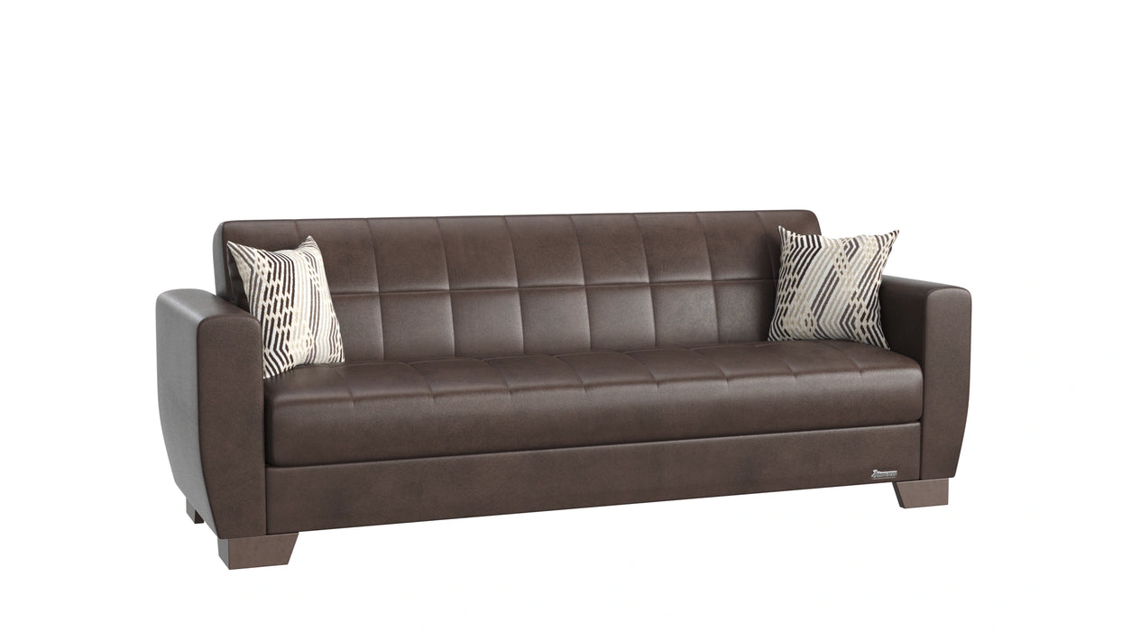Ottomanson Barato Collection Upholstered Convertible Sofabed with Storage
