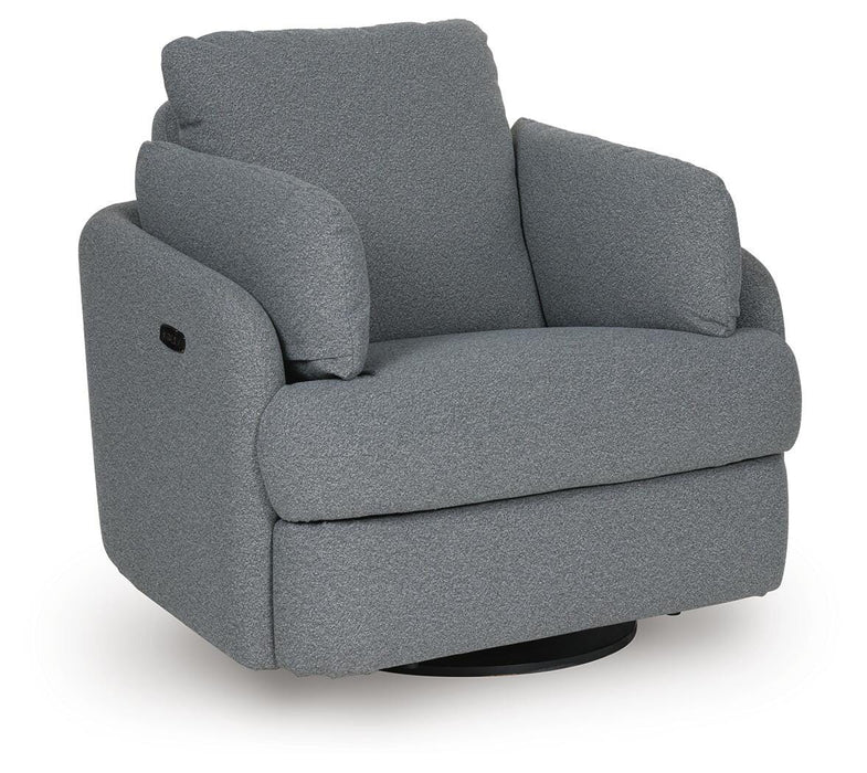 Alainmont Next-Gen Nuvella Swivel Power Recliner - Home And Beyond