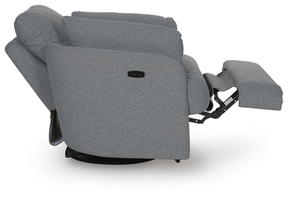 Alainmont Next-Gen Nuvella Swivel Power Recliner - Home And Beyond