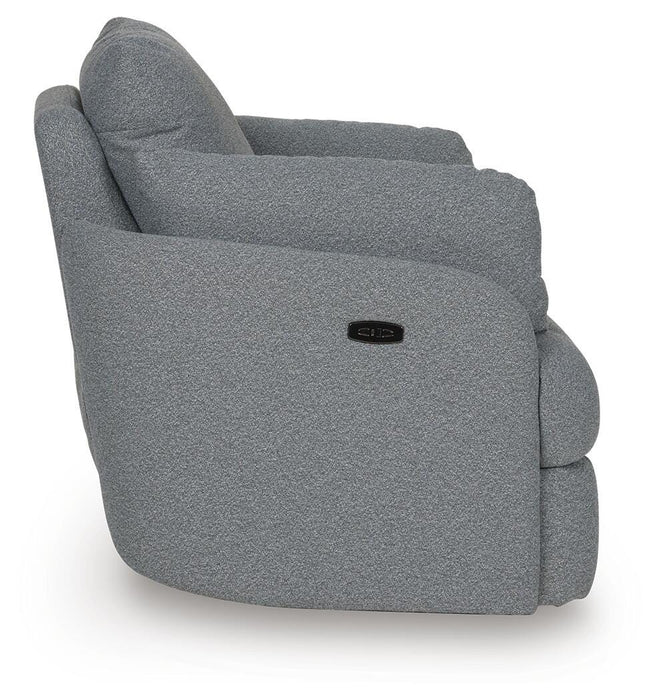 Alainmont Next-Gen Nuvella Swivel Power Recliner - Home And Beyond