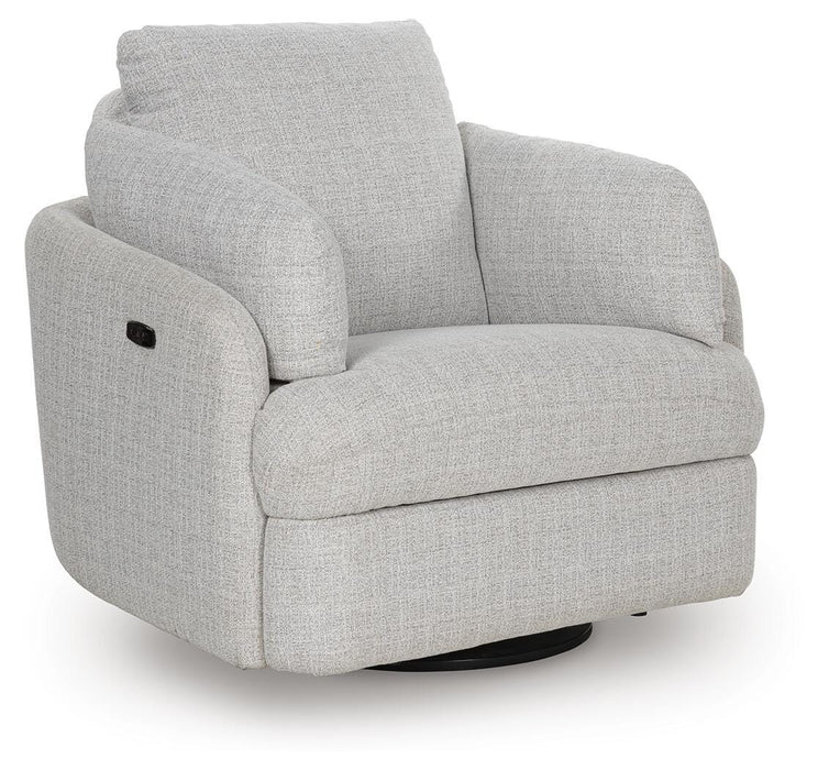 Alainmont Next-Gen Nuvella Swivel Power Recliner - Home And Beyond