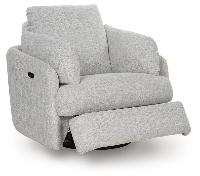 Alainmont Next-Gen Nuvella Swivel Power Recliner - Home And Beyond