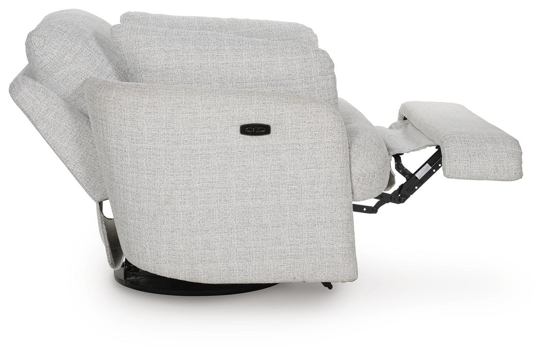 Alainmont Next-Gen Nuvella Swivel Power Recliner - Home And Beyond