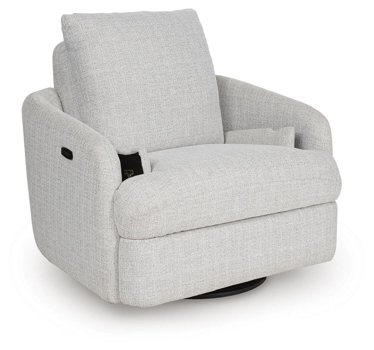 Alainmont Next-Gen Nuvella Swivel Power Recliner - Home And Beyond