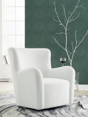 Rowenburg Swivel Glider Accent Chair - Home And Beyond