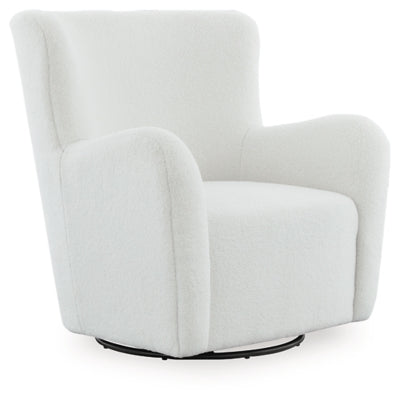 Rowenburg Swivel Glider Accent Chair - Home And Beyond