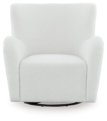 Rowenburg Swivel Glider Accent Chair - Home And Beyond