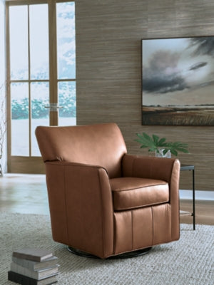 Braydunn Swivel Glider Accent Chair - Home And Beyond