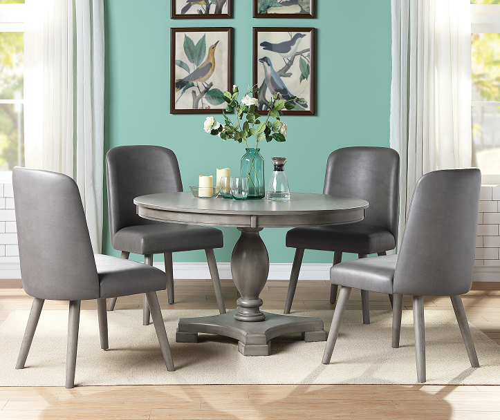 Waylon Gray Oak Dining Table - Home And Beyond