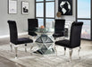 Noralie Mirrored & Faux Diamonds Dining Table - Home And Beyond