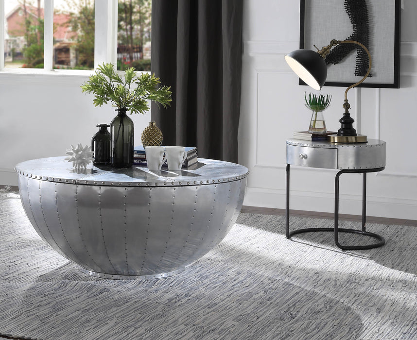 Brancaster Aluminum Coffee Table - Home And Beyond