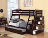 Jason Espresso Bunk Bed (Twin/Full) - Home And Beyond