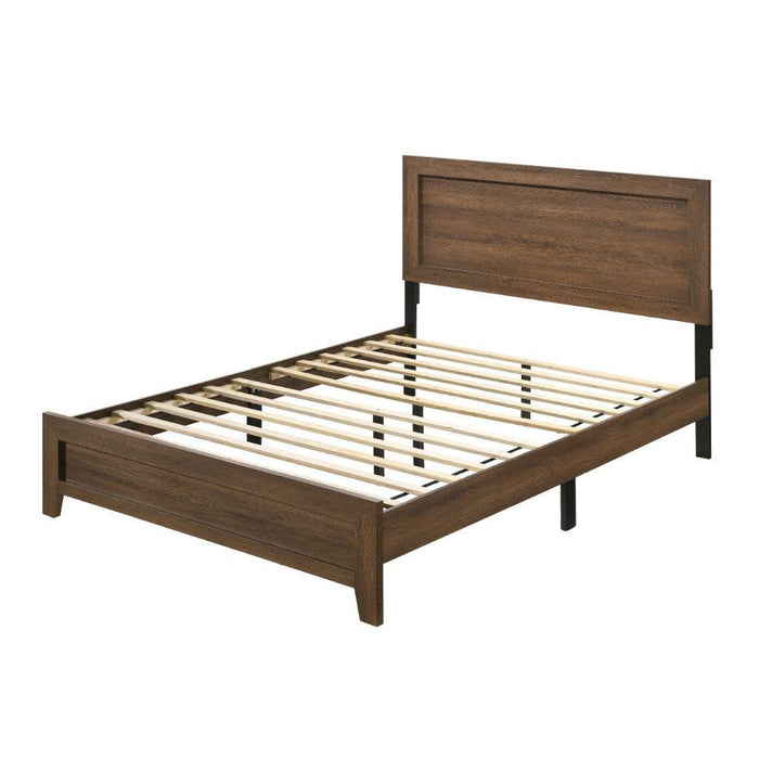 Miquell - Queen Bed - Brown, Light - 84" - Home And Beyond