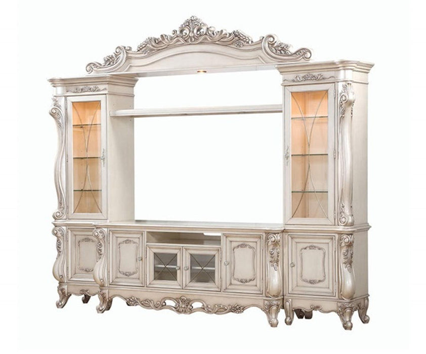 Acme Furniture Gorsedd Entertainment Center in Antique White 91440 image