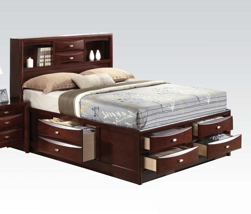 Acme Ireland King Storage Bed in Brown 21596EK image