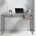 Yasin Gray & Glass Desk image