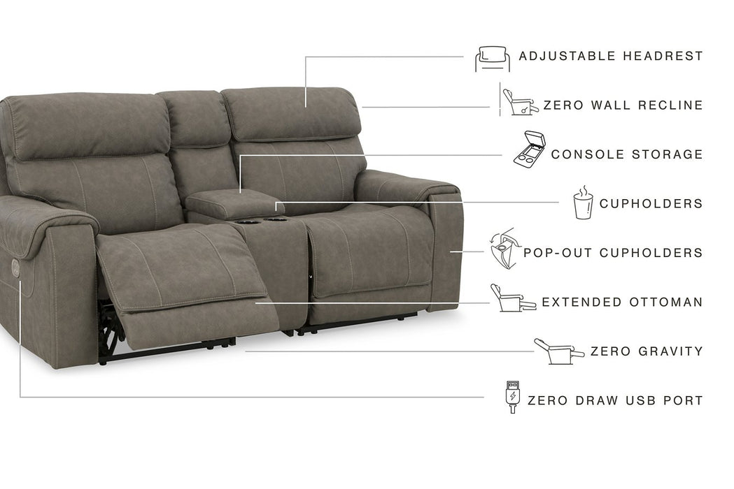 Starbot 3-Piece Power Reclining Loveseat with Console - Home And Beyond